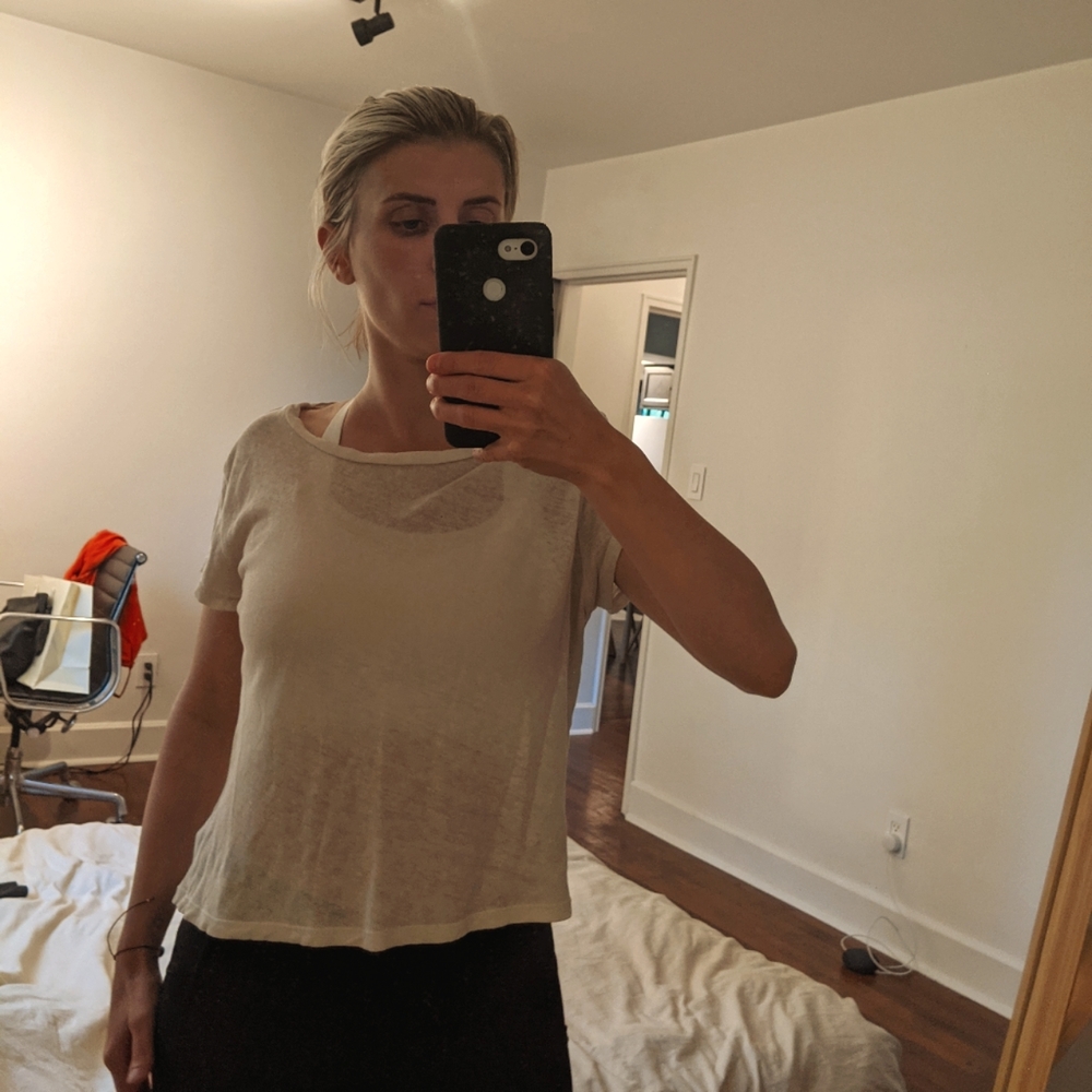 MOTHER Brand - White T-shirt - XS